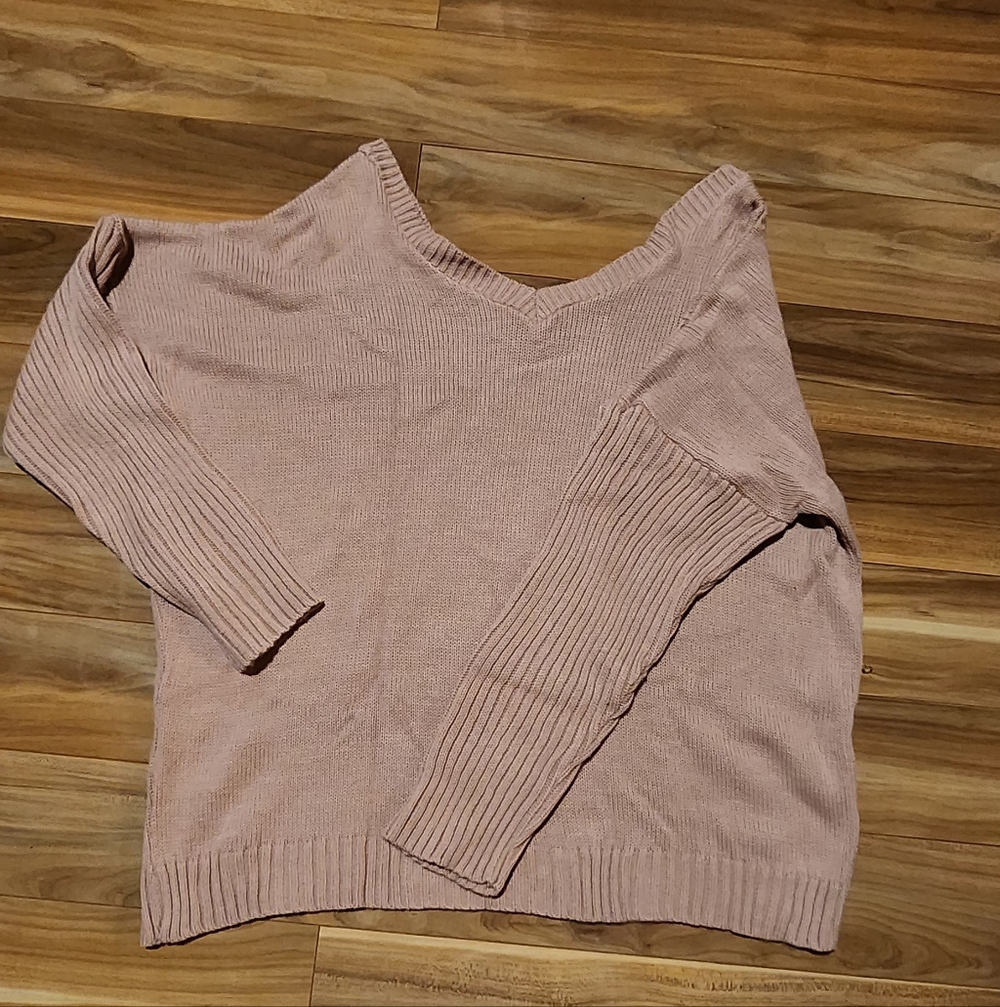 Boohoo Plus V-Neck Sweater